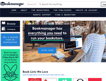 Tablet Screenshot of bookmanager.ca